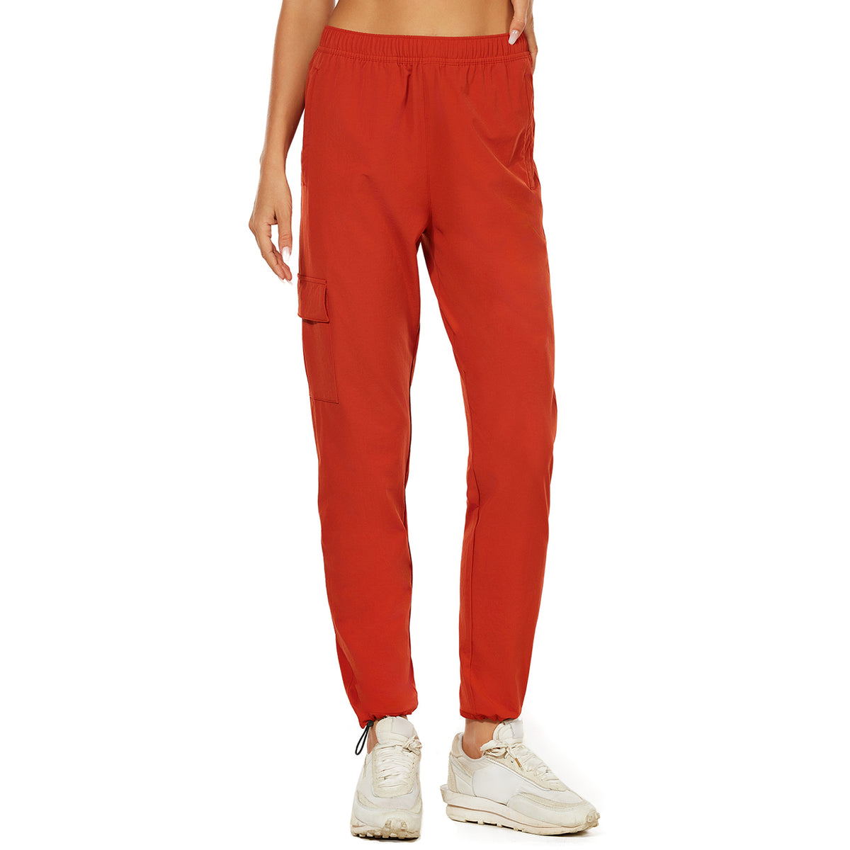 HUGE SPORTS High Waisted Hiking Pants for Women - Orange – Beast Layer