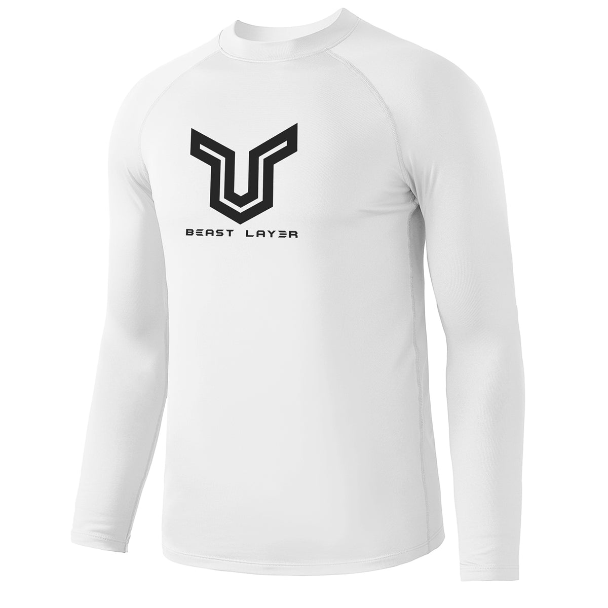 Beast Surf Shirt UPF50+ Rash Guard for Men - White – Beast Layer